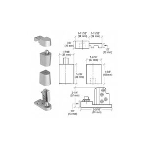 Kawneer Offset Pivot Set
